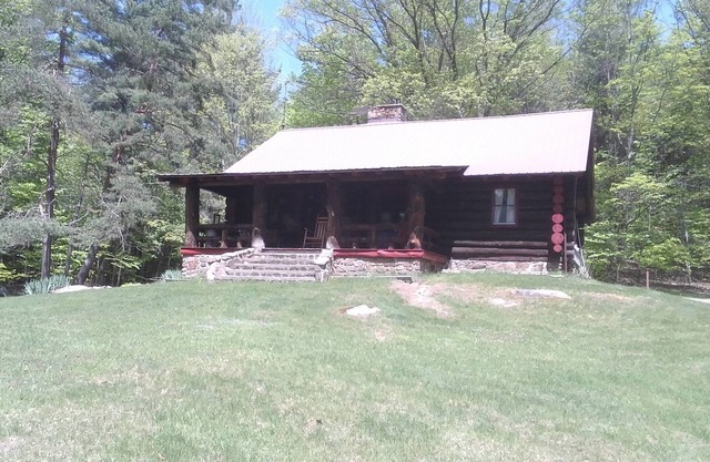 Cozy cabin in the woods
