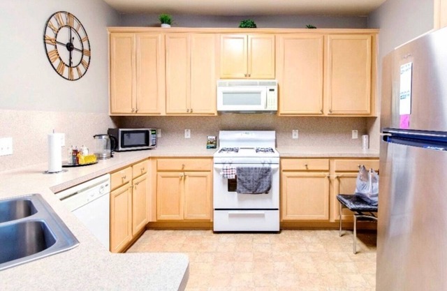Cozy decor, spacious townhome. Welcoming home!