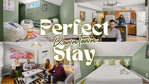 Cozy Downtown Stay w Private Backyard & Parking