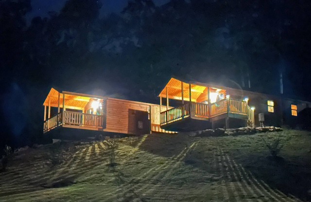 Cozy one bedroom cabin in charming Hiawassee with WiFi, AC & Heat