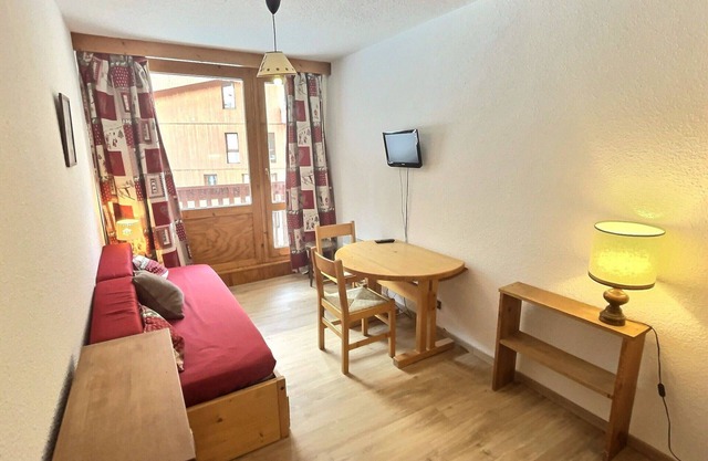 Cozy studio for 2 in Val d'Isère, near slopes, pets allowed