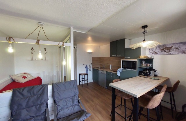 Cozy studio in Vallandry center, 50m from ski lifts