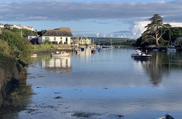Crabshell Quay Kingsbridge Apartment with a balcony right on the river