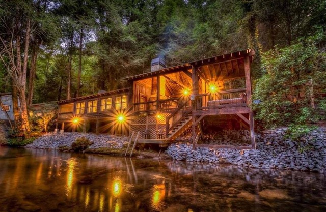Creekside R&R- Fish or Tube from Deck | Outdoor Living | Screened Porch | Hot Tub