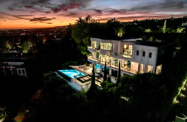 Crystal Palace at the crest of Beverly Hills. A world traveler's paradise.