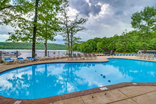 Deck and Pool Access Lake Harmony Home!