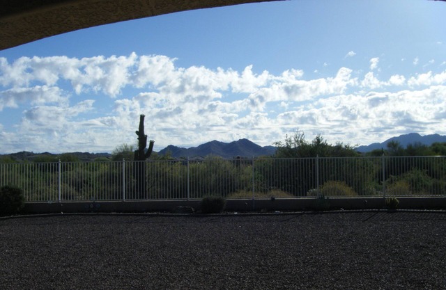 Desert and mountain views