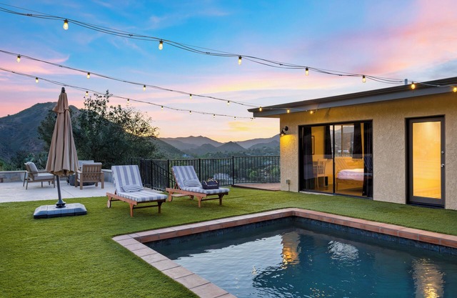 Designer Malibu Retreat w/Private Pool, Dual Firepits, and A+ Panoramic Views