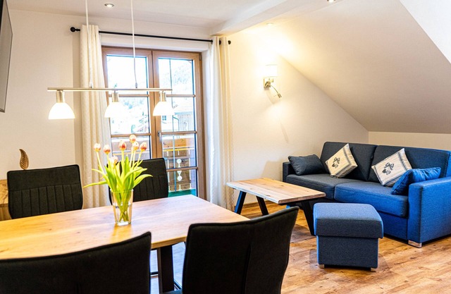 Die Ferienwohnung Himmeleck für bis zu 4 Personen mit Einem Offenen Wohnbereich,