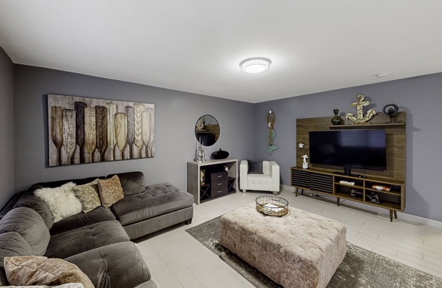 Dog-friendly apartment close to the beach with open layout, firepit, & AC