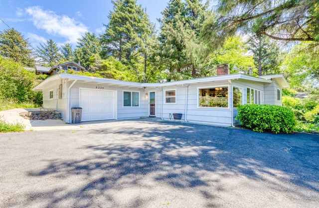 Dog-friendly home with wood stove & ocean views - near the beach
