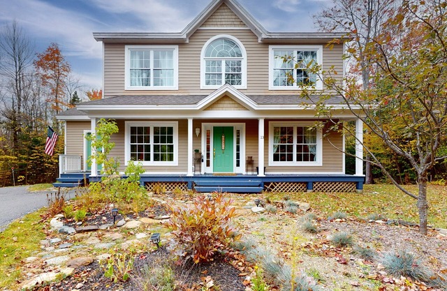 Dog-friendly home with a firepit, furnished deck, game room, & washer/dryer