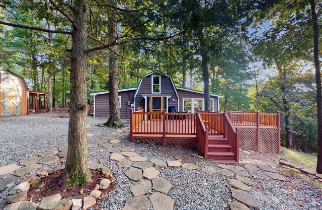 Dog-Friendly Home with Stunning Mountain Views & Cozy Outdoor Escape