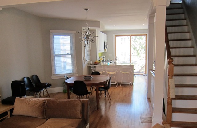 Downtown Family-friendly home for rent in Toronto's trendy Leslieville