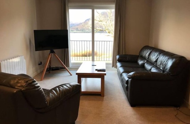 Duisky Apartment with view over loch Linnhe.