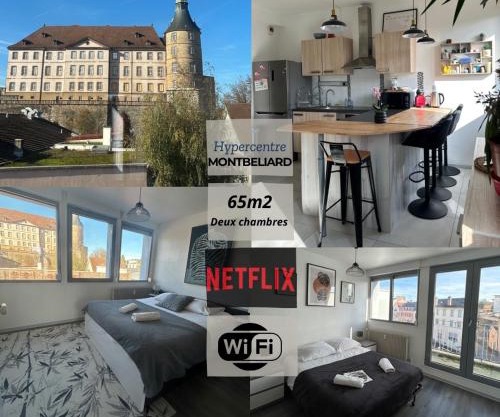 Duplex 65m2 lumineux avec vue sur le chateau 3 étoiles