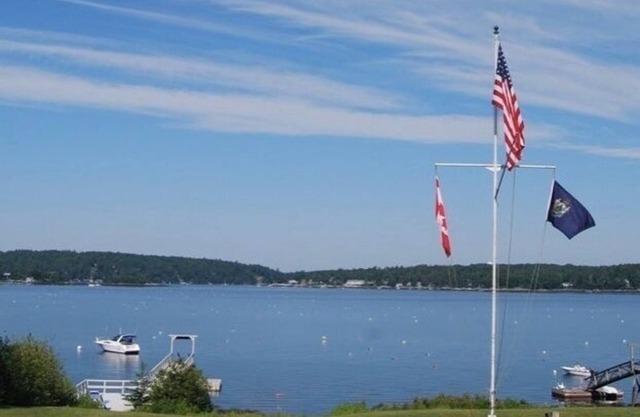 East Boothbay Waterfront One room Condo.Waterview from in side this room