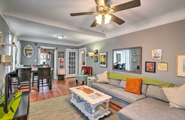 Eclectic Escape w/Sunroom - 2 Miles to Downtown!