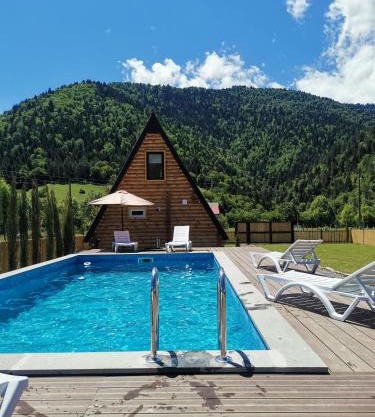 Eco cottage in Borjomi with pool 1