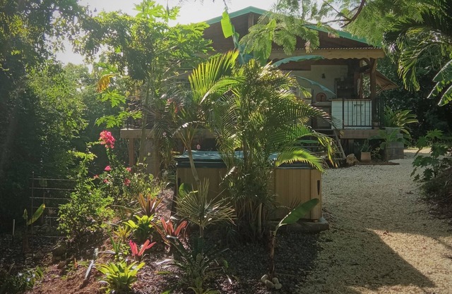 Ecolodge Laïloas: Nice bungalow in a tropical garden with jacuzzi