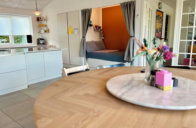 Elegant Family Villa With Large Wooden Terrace & Fenced Garden