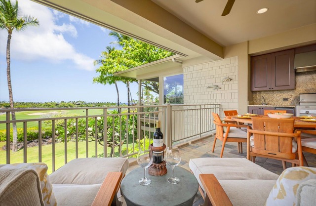 Elegant & Serene Wai'ulu Villa 115D w/AC, Resort Pool & Golf Course Views