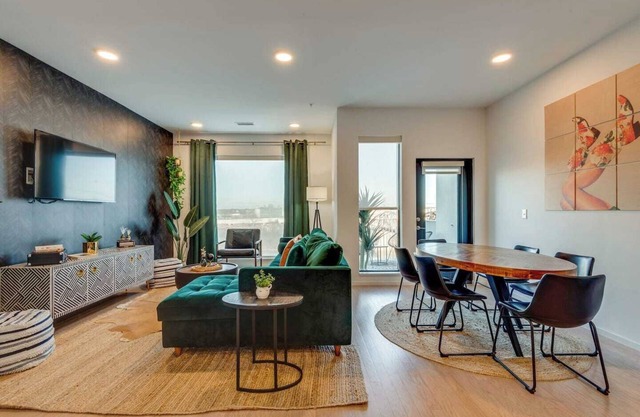 Enjoy a stylish experience at this centrally-located condo on Downtown Nashville's Riverfront