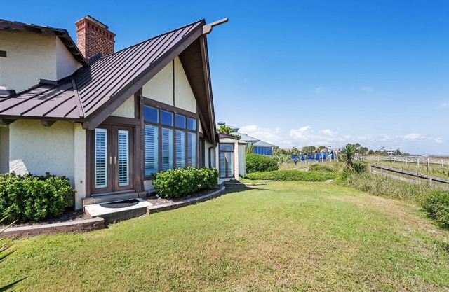 Enjoy listening to the sound of the crashing waves and bird watching