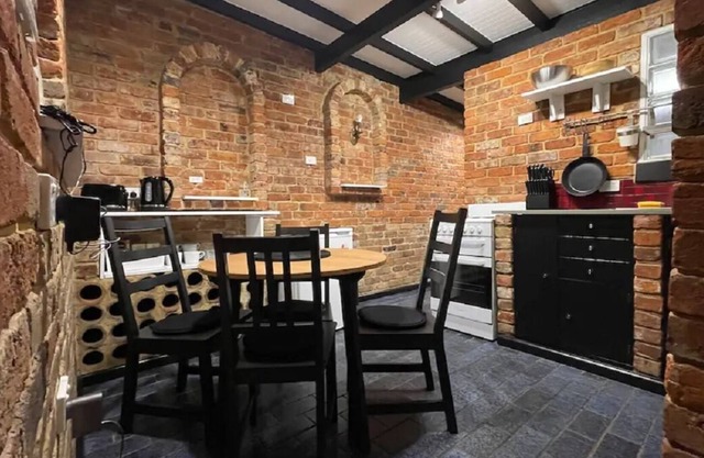 Enjoy Newtown's colours - cosy terrace