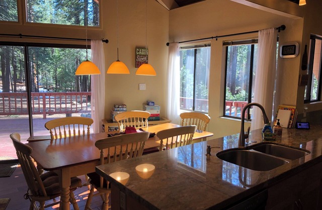 Escape to Big Trees Cabin: Your Serene Retreat Amidst Nature's Splendor.