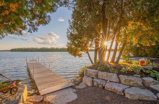 "Escape to tranquility and serenity at this family retreat lake house."
