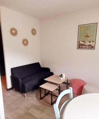 EUGENIE DE LUZ, T2 4 personnes, belle vue, avec parking