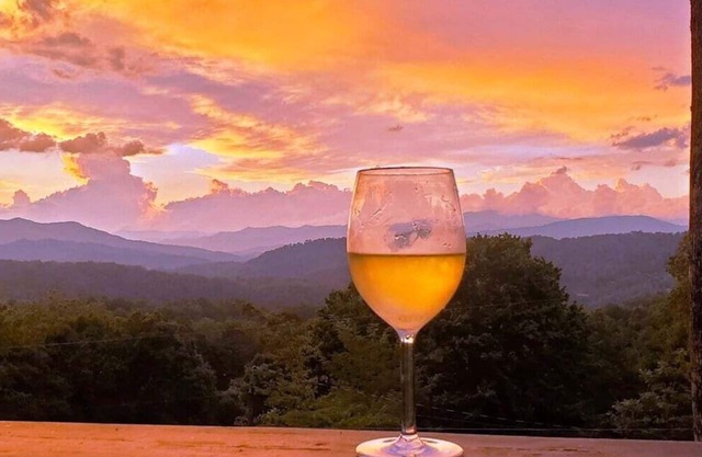 Experience the serene beauty of the mountains at Bear Cove Cabin.
