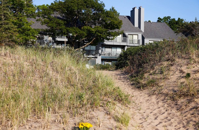 Fabulous Lake Michigan beachfront condo. Incredible views of Sleeping Bear Bay