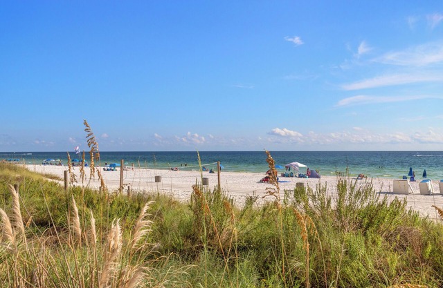 Fantastic Location with GULF VIEWS, Steps to the Beach and Sleeps 14!