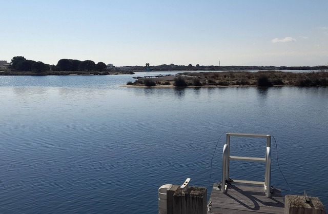 FEET IN THE WATER. Direct access to the bathing area. Private mooring.