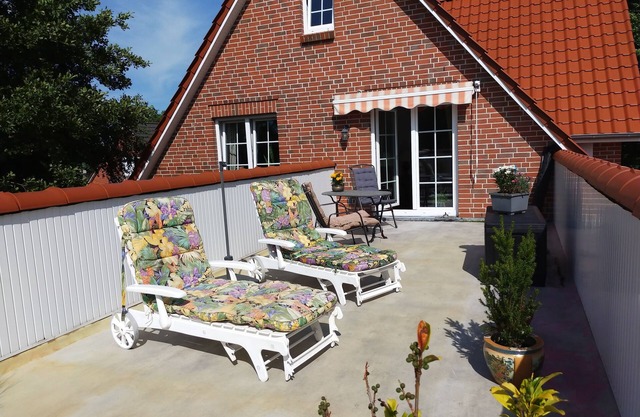 Ferienwohnung Johanna mit Großer Dachterrasse in Lütetsburg