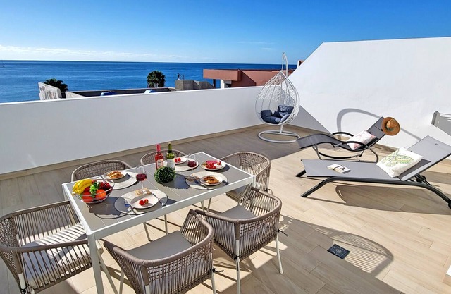 Ferienwohnung Ocean Sounds B in Gran Tarajal, Innenstadt, Meerblick, Terrasse
