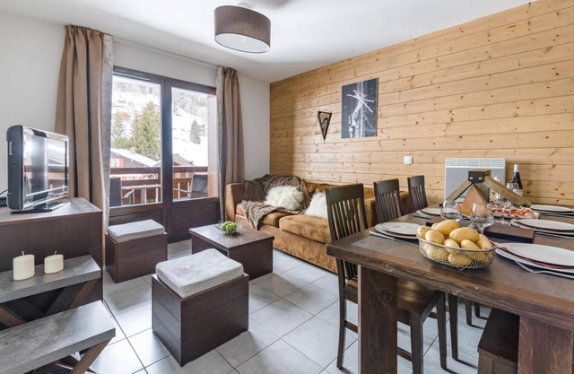 Fitness, swimming pool, sauna, hammam, terrace, balcony, tv, ski locker, 43-56m², Les Gets