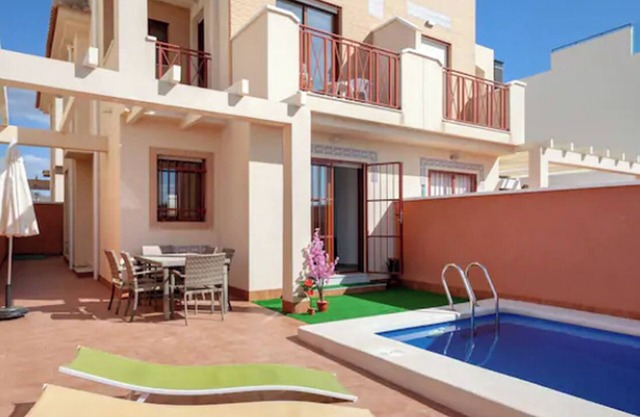 Flagship Private Villa 3bed + pool - sleeps 6 Mazarron (FREE WIFI & Air-con)!