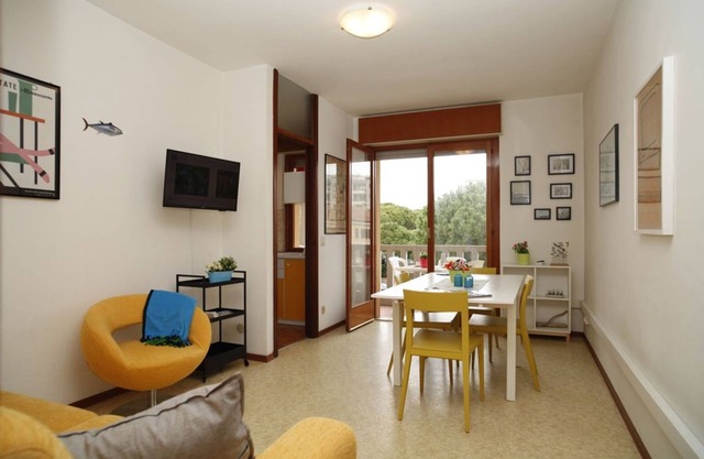 Flat near the beach and Faro Rosso in Lignano