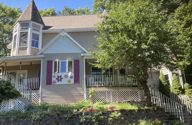 Frog Hollow is a pet-friendly family farmhouse on 5 acres with a private yard.