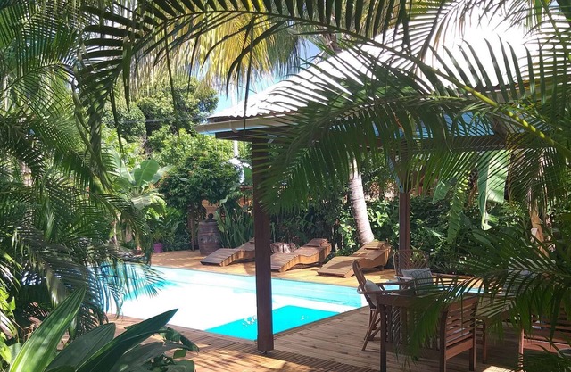 Fully equipped bungalow with outdoor kitchen, air conditioning, Italian shower bathroom