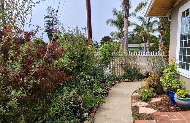 Garden Oasis with Private Beach and Hot tub