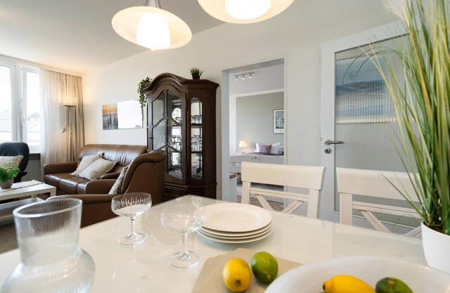 Gemütliches 2-zimmer App. mit Meerblick, Strandnah, 2 Balkone, Stellplatz, Wlan