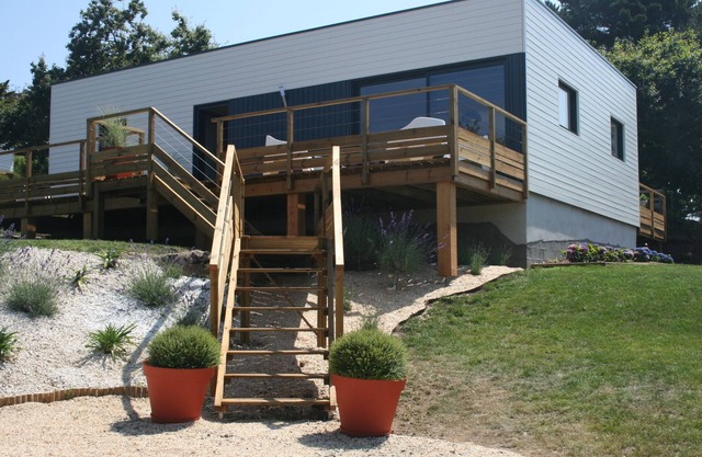 Gîte L'Ormeau * - New house in contemporary and warm wood