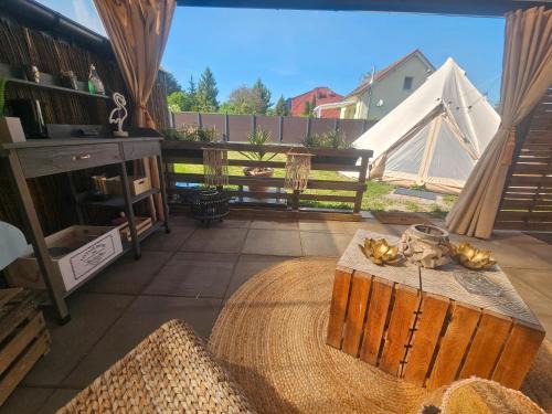 Glampingzelt Mit Eigenem Garten