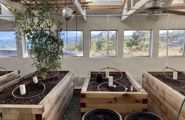 Gold Hill Greenhouse and Brand New Yurt!