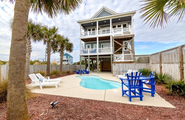 Good Tide-ings - Oceanfront Home with Private Pool and Direct Beach Access
