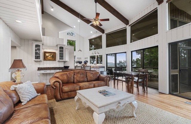 Good Vibes Only! - With firepit and view of Lake Glenville